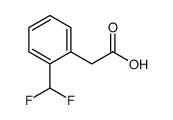 2-[2-(difluoromethyl)phenyl]acetic acid Structure