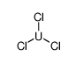 Uranium(III) chloride.结构式