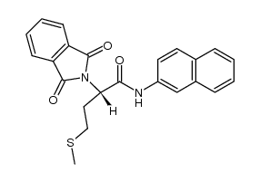 N-Phthalyl-L-methionin-[naphthyl-(2)-amid] Structure