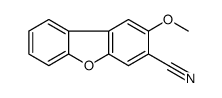 2-methoxydibenzofuran-3-carbonitrile结构式