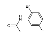N-(2-溴-5-氟苯基)乙酰胺结构式