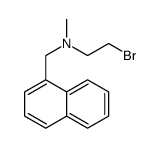 2-bromo-N-methyl-N-(naphthalen-1-ylmethyl)ethanamine Structure