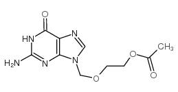 9-(2'-ACETOXYETHOXYMETHYL)GUANINE structure
