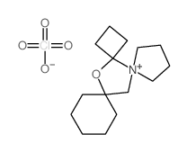 Perchloric acid compound with 17-oxa-5lambda~5~-azatrispiro[3.0.4.1.5.1]heptadecane (1:1) Structure