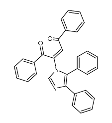 (E)-1-(4,5-diphenylimidazolyl)-1,2-dibenzoylethylene Structure