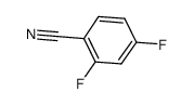 2,4-difluorobenzonitrile Structure