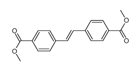 均二苯代乙烯-4,4-乙二酸二甲酯结构式