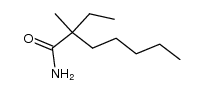 2-ethyl-2-methyl-heptanoic acid amide Structure