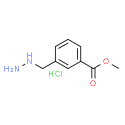 3-(肼基甲基)苯甲酸甲酯盐酸盐结构式