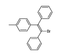 (E)-1,2-diphenyl-2-tolylvinyl bromide结构式
