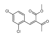 methyl 2-[(2,4-dichlorophenyl)methylidene]-3-oxobutanoate structure