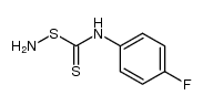N-((aminothio)carbonothioyl)-4-fluoroaniline结构式