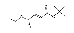 tert-butyl ethyl fumarate Structure