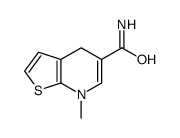 7-methyl-4H-thieno[2,3-b]pyridine-5-carboxamide Structure