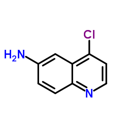 4-氯-6-氨基喹啉结构式
