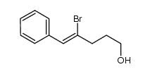 4-bromo-5-phenylpent-4-en-1-ol结构式