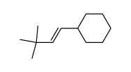 (E)-1-cyclohexyl-3,3-dimethyl-1-butene结构式