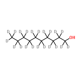 1-癸醇-D21结构式