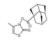 3-(adamantane-1-carboxy)-4-methylthiazole-2(3H)-thione结构式