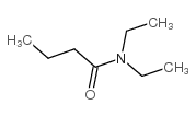 N,N-二乙基丁酰胺结构式