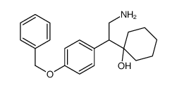 1-(2-Amino-1-(4-(benzyloxy)phenyl)ethyl)cyclohexanol Structure