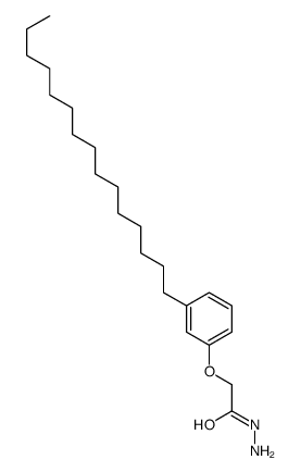 2-(3-pentadecylphenoxy)acetohydrazide Structure