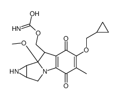 6-Cyclopropylmethoxy-6-deaminomitomycin C结构式