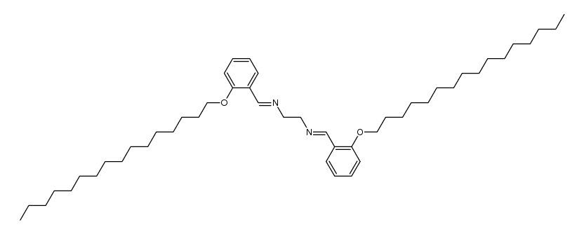 N1,N2-bis(2-(hexadecyloxy)benzylidene)ethane-1,2-diamine Structure