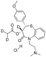 Diltiazem-d3 hydrochloride结构式