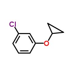 1-Chloro-3-(cyclopropyloxy)benzene Structure