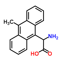 Amino(10-methyl-9-anthryl)acetic acid结构式