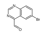 6-bromoquinazoline-4-carbaldehyde Structure