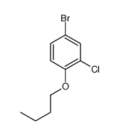 4-溴-1-丁氧基-2-氯苯结构式