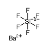 barium(2+),hexafluorosilicon(2-) Structure