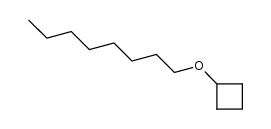 Cyclobutyl octyl ether结构式