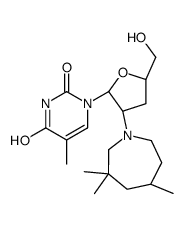1-[(2R,3R,5S)-5-(hydroxymethyl)-3-(3,3,5-trimethylazepan-1-yl)oxolan-2-yl]-5-methylpyrimidine-2,4-dione Structure