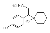 4-[2-amino-1-(1-hydroxycyclohexyl)ethyl]phenol,hydrochloride Structure