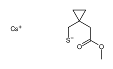 cesium (1-(2-methoxy-2-oxoethyl)cyclopropyl)methanethiolate结构式