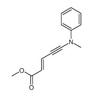 methyl 5-(N-methylanilino)pent-2-en-4-ynoate Structure