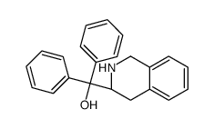 (S)-(-)-1,2,3,4-四氢-α,α-二苯基-3-异喹啉甲醇结构式