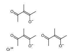 chromium(3+),(Z)-3-methyl-4-oxopent-2-en-2-olate Structure