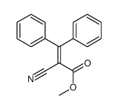 methyl 2-cyano-3,3-diphenylprop-2-enoate结构式