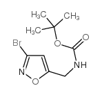 3-溴-5-(n-boc)氨基甲基异噁唑结构式