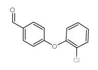 4-(2-氯-苯氧基)-苯甲醛结构式