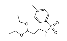 N-(3,3-diethoxypropyl)-para-toluenesulfonamide结构式