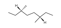 (3S,6S)-3,6-dimethyloctane结构式