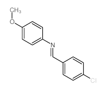 1-(4-chlorophenyl)-N-(4-methoxyphenyl)methanimine结构式