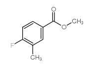 4-氟-3-甲基苯甲酸甲酯结构式