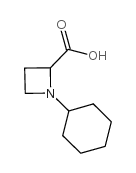 1-环己基氮杂丁烷-2-羧酸结构式