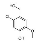 5-chloro-4-(hydroxymethyl)-2-methoxyphenol Structure